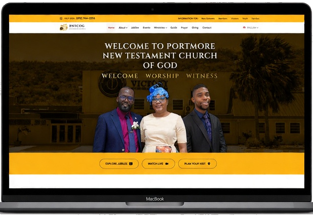 PNTCOG live church website