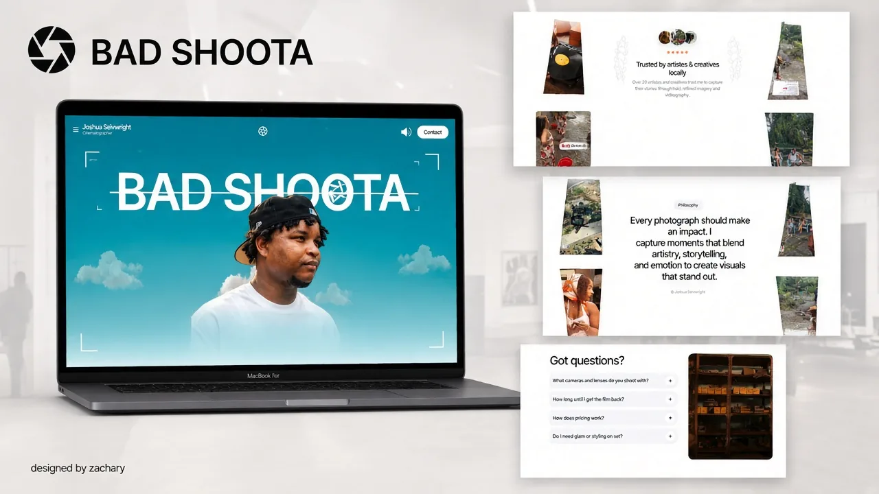 Bad Shoota website