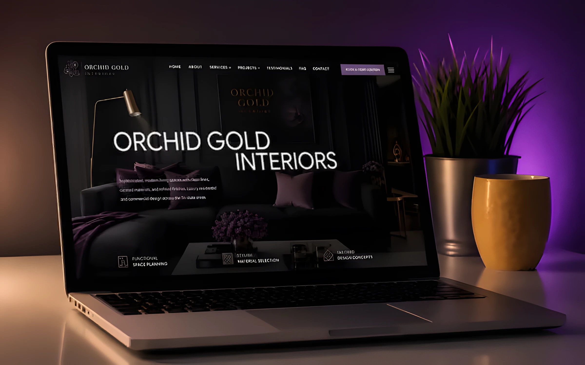 Orchid Gold Interiors