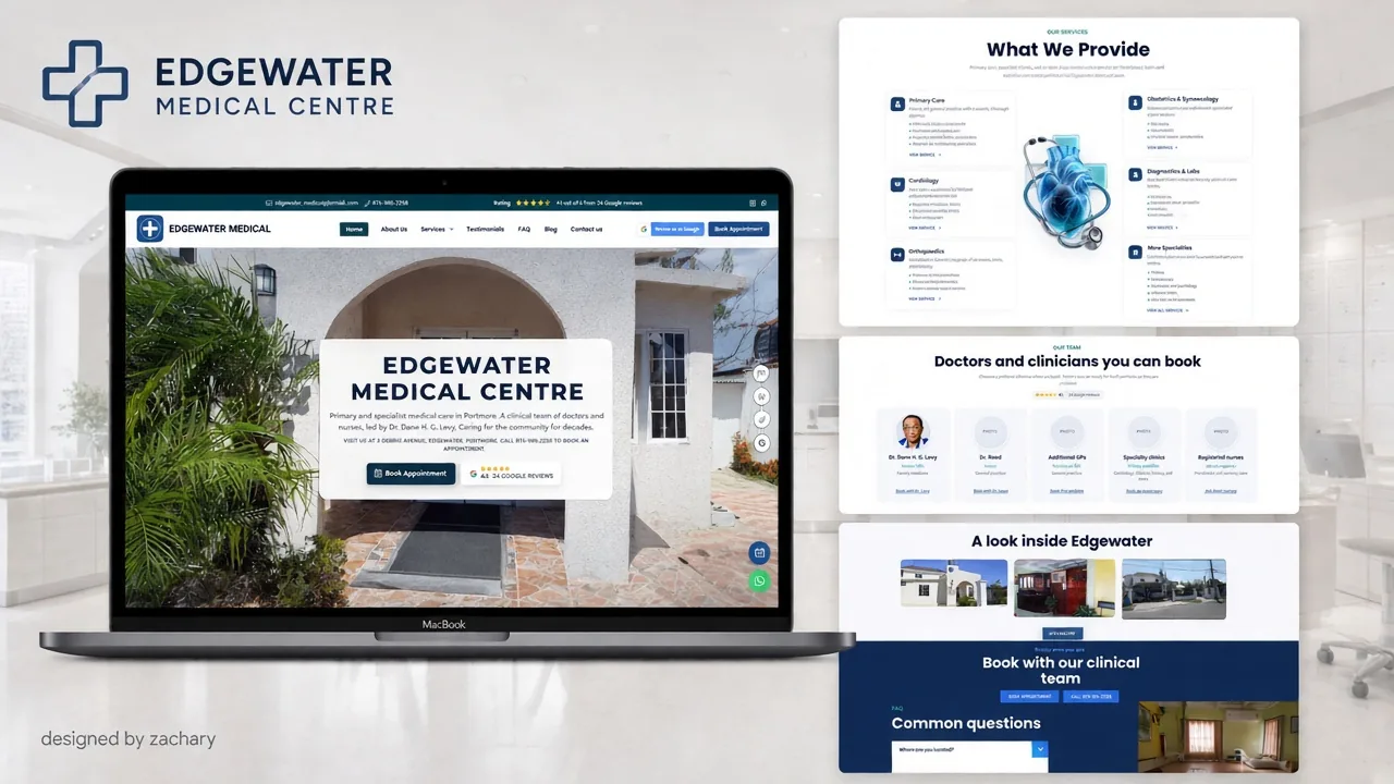 Edgewater website