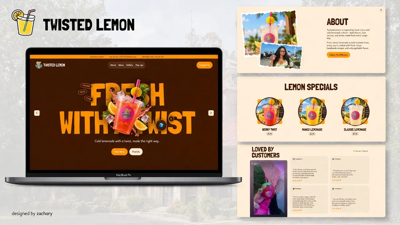 Twisted Lemon website